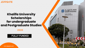 Khalifa University Full Scholarships