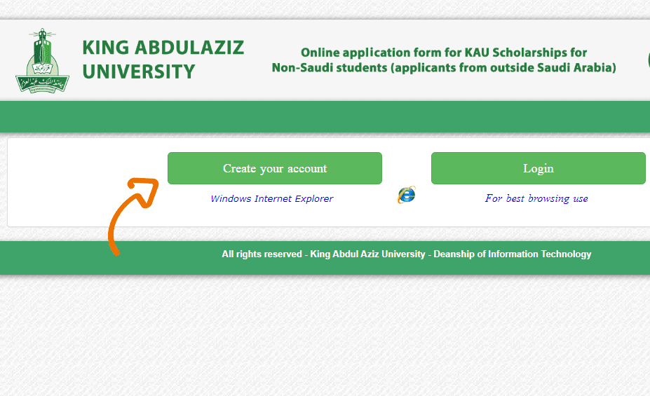 التقديم على منحة جامعة الملك عبدالعزيز